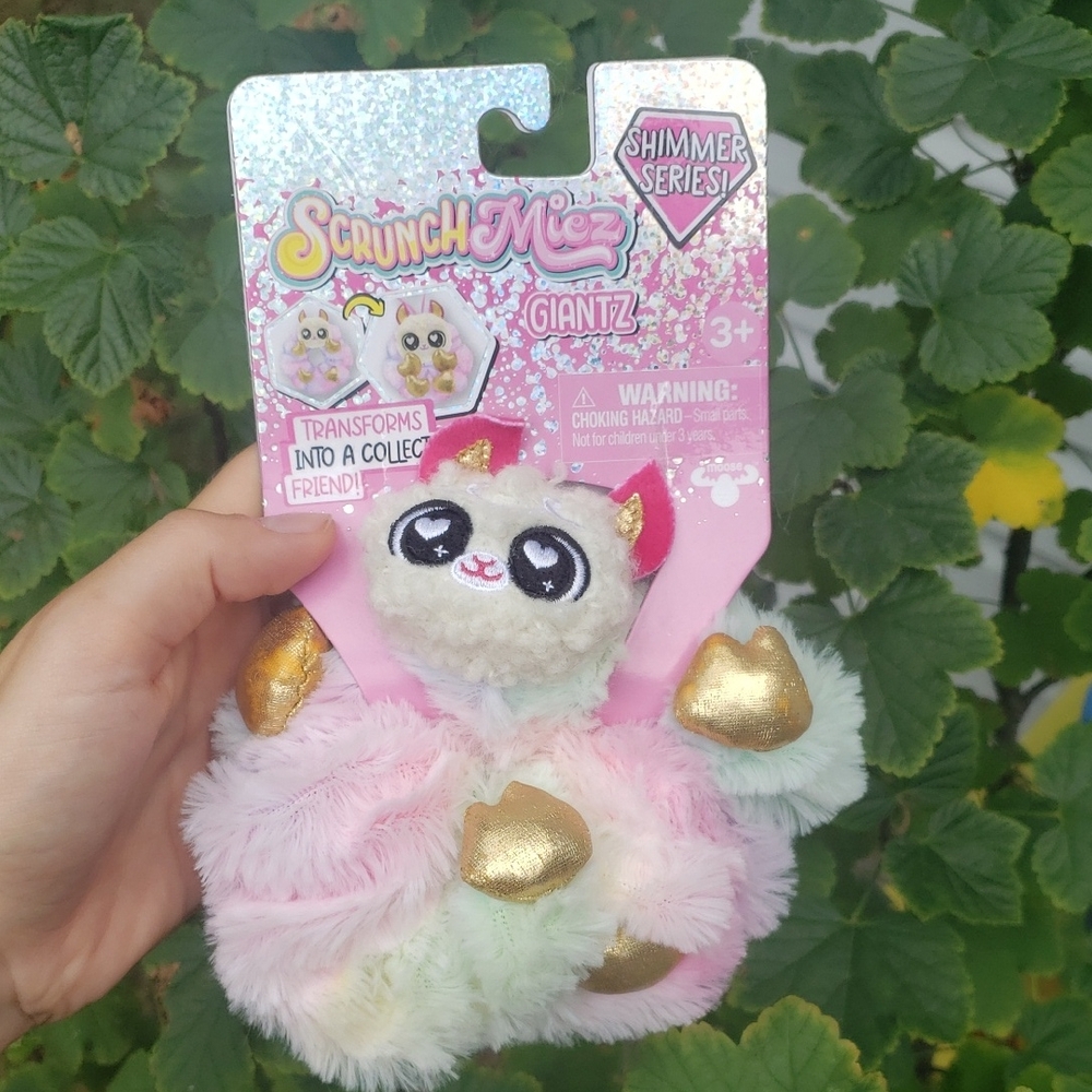 Scrunchmiez Shimmer Series Giantz Plush Toy Scrunchie